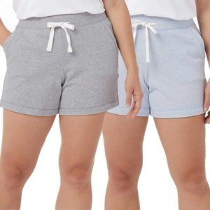 NWT 32 Degrees Women Ultra Soft Cotton Blend 2 Pk Gray/Blue Size L $50 1HL294